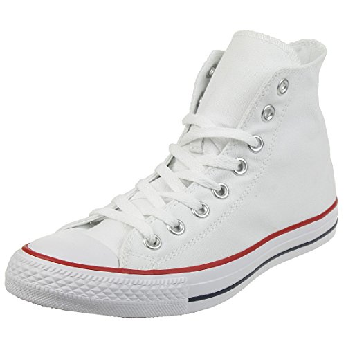 Chuck Taylor All Star Canvas High Top, Optical White, 8.5