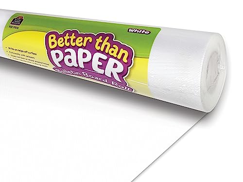 Teacher Created Resources Better Than Paper Bulletin Board Roll, White - 77373