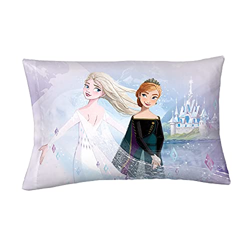 Disney Frozen 2 Kids Bedding Super Soft Microfiber Reversible Pillowcase, 20 in x 30 in, 'Official' Disney Product By Franco,DESIGN (PRINTS MAY VARY!)