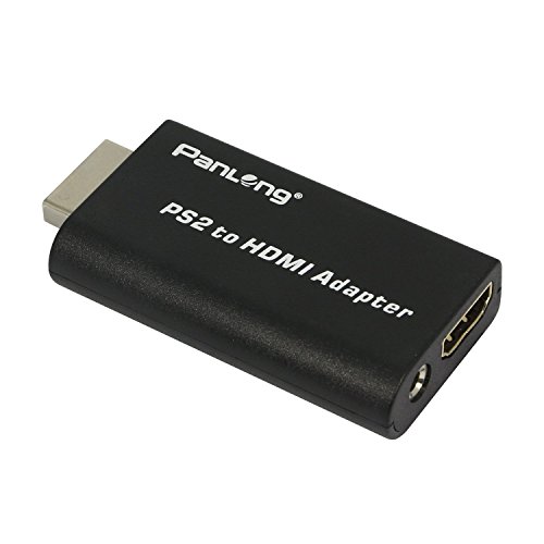 Panlong PS2 to HDMI Converter Adapter with 3.5mm Audio Output for HDTV HDMI Monitor