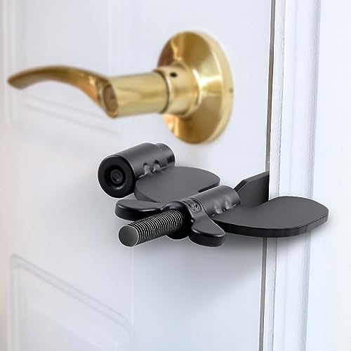 Portable Door Lock Home Security Door Locker Hotel Door Locks for Travelers Travel Lock for Door Safety Locks from Inside Bedroom Hotel Rooms Home Apartment Security Travel Gifts Must Haves Essentials