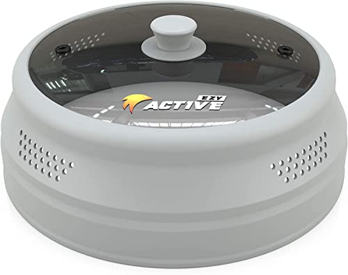 Microwave Splatter Cover, Microwave Cover | Microwave Cover for Food Silicone with Glass, Microwave Food Cover-Plate Cover, Anti-Splatter Lid with 98 Steam Vents,6–7–8–9-10-11 inch Plates & Bowls