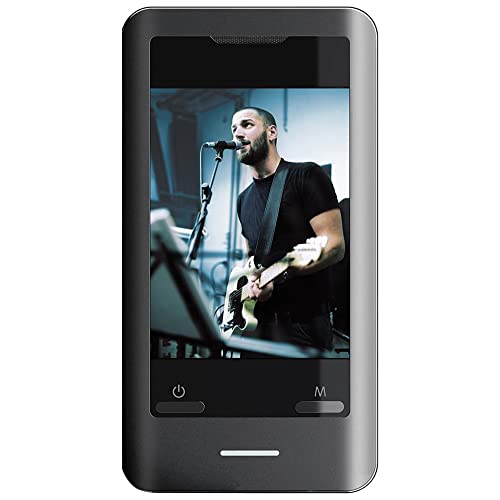 Coby 8GB MP3 Player with Photo and Video Camera, 2.8' TouchScreen with Speaker, HiFi Sound Mp3 Music Player with FM Radio, Supports miniSD Cards