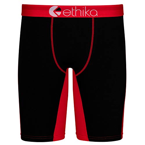 Ethika Mens Staple Boxer Brief | Red OG (BKR, Medium)