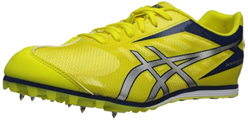 ASICS Men's Hyper LD 5 Shoe,Flash Yellow/Silver/Navy,8 M US