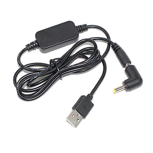 AEcreative USB Power Supply Travel Charger Cable for Yaesu Radio FT-2DR FT-70DR FT-270R FT1DR FT-25R FT-60R FT-4VR FT-4XR VX-8R VX-7R VX-6R VX-5R VX-8DR VX-8GR AR-DV10
