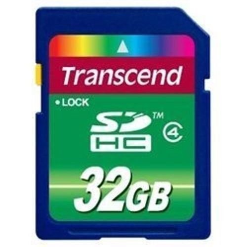 Transcend Digital Camera 32 GB Memory Card, Compatible with Canon PowerShot ELPH 180 Digital Camera Memory Card 32GB Secure Digital (SDHC) Flash Memory Card