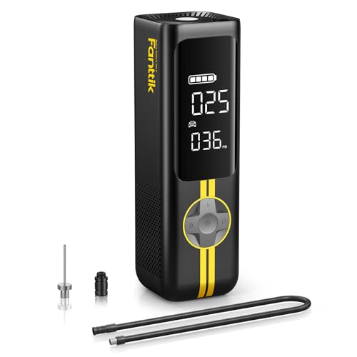 Fanttik X8 APEX Tire Inflator Portable Air Compressor, 2X Faster Inflation, 150PSI Cordless Tire Inflator with LED Dual Screen, Suitable for MPV, Car, E-Bike, Motorcycle, For up to 26.3 Inch Tire