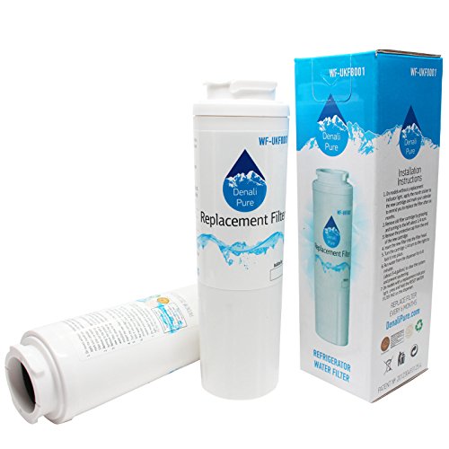 2-Pack Replacement for KitchenAid KFXS25RYWH Refrigerator Water Filter - Compatible with KitchenAid 4396395 Fridge Water Filter Cartridge