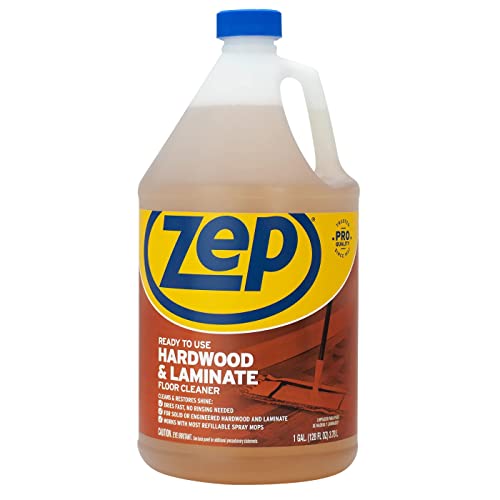 Zep ZPEZUHLF128 ZUHLF128 Hardwood and Laminate Cleaner, 128 Fl Oz (Pack of 1), Blue