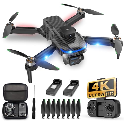 ROTAZA Drones With Camera,4K Camera Mini Drone - Foldable, Adjustable Lens, Headless Mode, One Key Take Off/Land,Carrying Case, Adjustable Lens, for Kids, Adults, Beginners