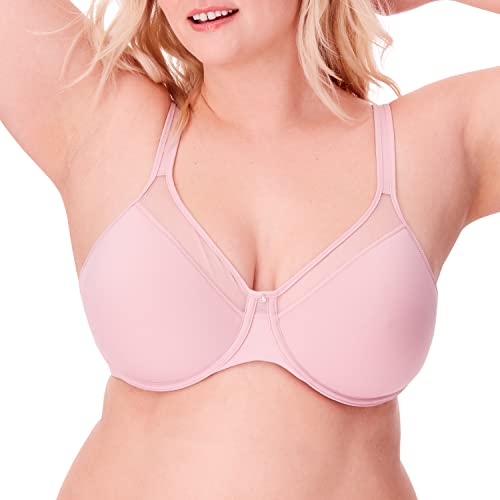 Bali Women's One Smooth U Ultra Light Convertible Bra DF3439, Hush Pink, 34C