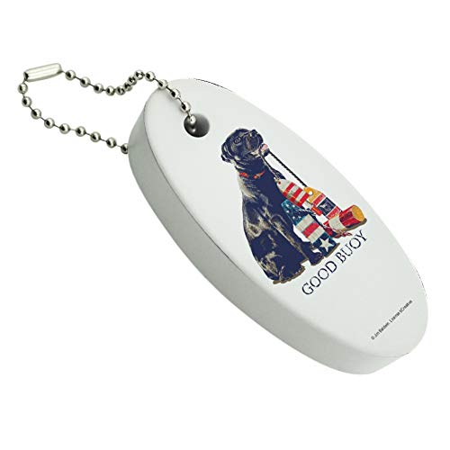 GRAPHICS & MORE Good Buoy Boy Dog Fishing Fish Floating Keychain Oval Foam Fishing Boat Buoy Key Float