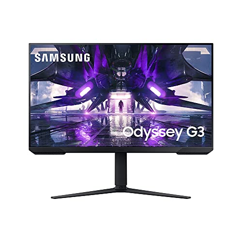 SAMSUNG 32' Odyssey G32A FHD 1ms 165Hz Gaming Monitor with Eye Saver Mode, Free-Sync Premium, Height Adjustable Screen for Gamer Comfort, VESA Mount Capability (LS32AG320NNXZA)