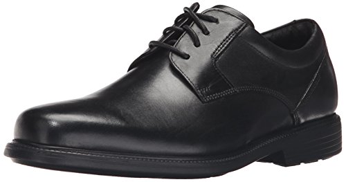 Rockport mens Charlesroad Plaintoe oxfords shoes, Black, 10 US