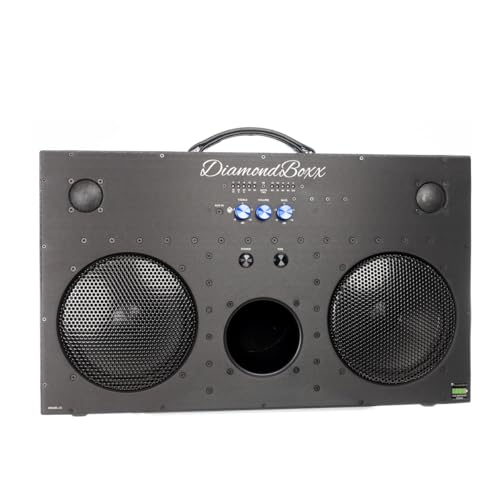 DiamondBoxx L3 Loud Bluetooth Speaker, 600watt Max, 120dB, 30 hrs. of Play Time 231Wh Battery