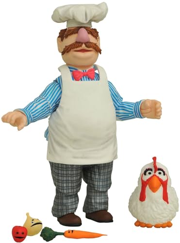 Diamond Select Toys The Muppets Best of Series 2: Swedish Chef with Kitchen Action Figure, Multicolor Small