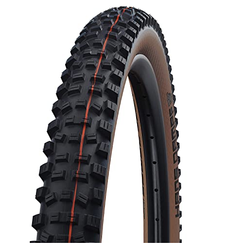 Schwalbe - Hans Dampf All Terrian and All MTB Tubeless Folding Bike Tire | 29 x 2.35 | Evolution Line, Addix Soft, Super Trail | Black/Tan