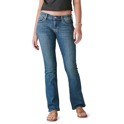Lucky Brand Women's Mid Rise Sweet Bootcut Jean, Ocean Road, 10/30