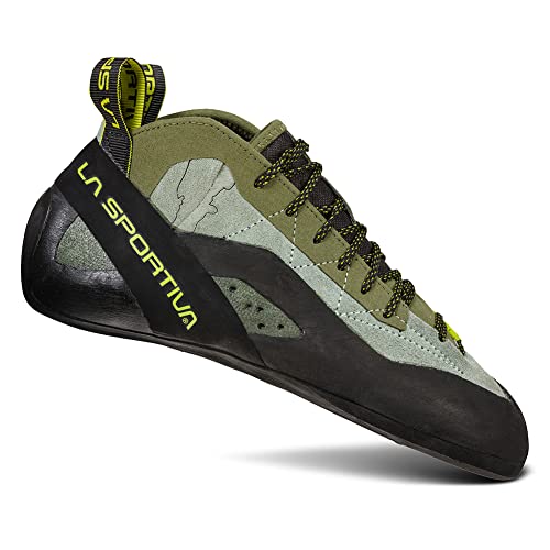 La Sportiva Mens TC Pro Rock Climbing Shoes, Olive, 11