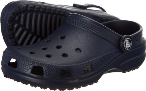 Crocs Unisex-Child Classic Clogs, Navy, 6 Big Kid