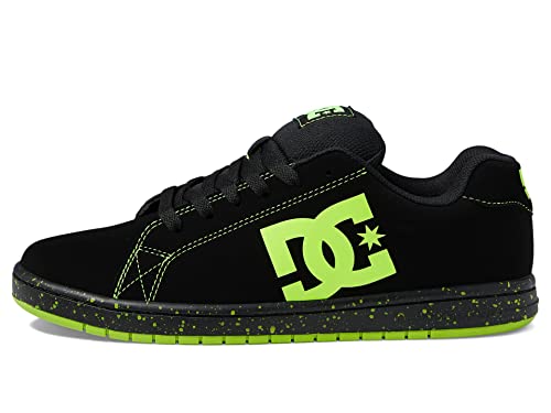 DC Gaveler Casual Low Top Skate Shoes Sneakers Black/Lime Green 10 D (M)