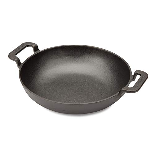 Cuisinart CCW-800, Pre-seasoned Cast Iron Grilling Wok, 10'