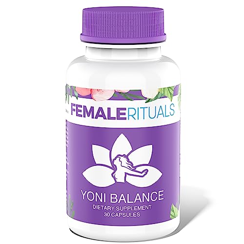 FEMALE RITUALS Yoni Balance Vaginal Tightening Pills 30 Pack - Vaginal Rejuvenation & Vagina Moisturizer for Dryness - Vaginal Tightener with Kacip Fatimah - No Tightening Gel or Cream Needed