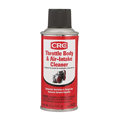 CRC Throttle Body & Air Intake Cleaner 05678 – 5 WT OZ, Cleaner for All Fuel Injected Gasoline Engines