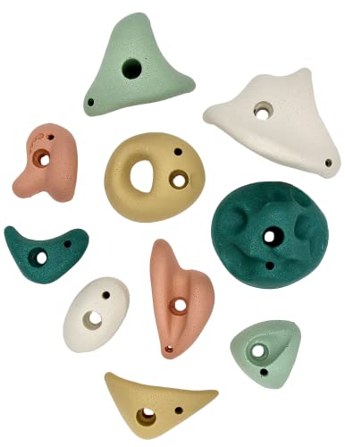 Everett & Avery Co. Premium Rock Climbing Holds - Rock Climbing Wall for Kids Inside - Rock Wall Climbing Holds Kids - Indoor Rock Climbing Wall for Kids