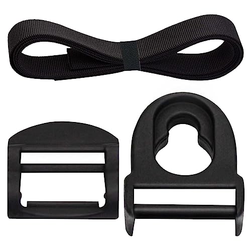 Kayak Accessories Replacement Strap Clips and Tri-Glide Hooks Fit for Lifetime Emotion (3Pack)