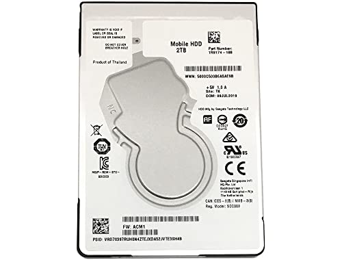 MaxDigitalData Gaming HDD Upgrade kit 2TB 128MB Cache SATA 6Gbps 2.5inch Internal Gaming Hard Drive (Pre-Formatted for Xbox One X & Firmware Installed)