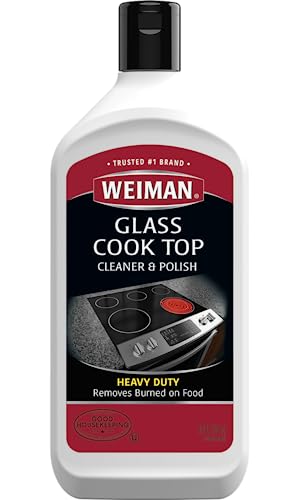 Weiman Ceramic and Glass Cooktop Cleaner and Polish - 20 Ounce - Shines and Protects Glass and Ceramic Smooth Top Ranges with its Gentle Formula