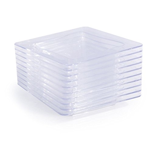 Tiny Temptations Tray (10 Pack) (Set of 200) Color: Clear