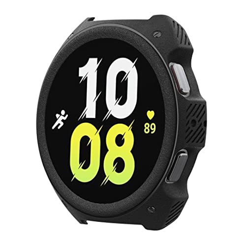 Caseology Vault Compatible with Samsung Galaxy Watch 5 Case 44mm (2022) with Galaxy Watch 4 Case 44mm (2021) - Matte Black