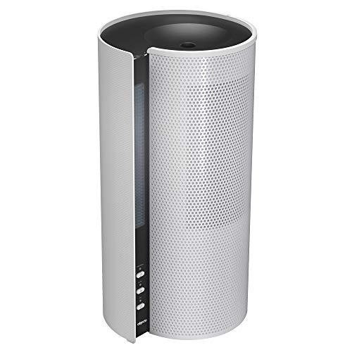 Objecto, White H5 Spiral Hybrid Humidifier with Aroma Therapy & LED Light