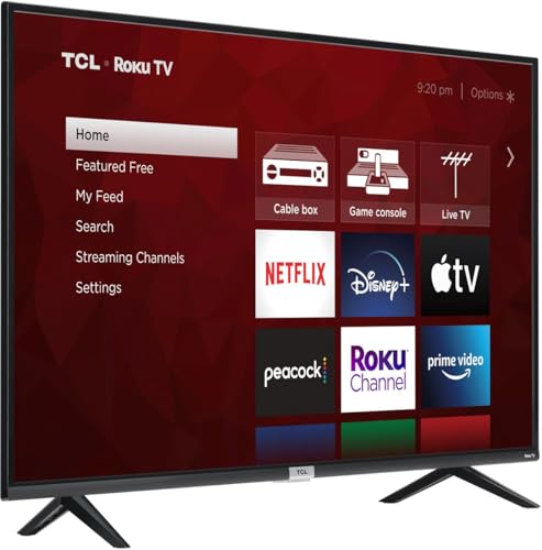 TCL 50-inch Class 4-Series 4K UHD Smart Roku LED TV - 50S435, 2021 Model
