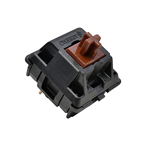 Granvela Cherry MX Brown Switches and Switch Puller for Mechanical Keyboard -Pack 10