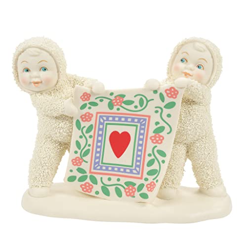 Department 56 Snowbabies Christmas Memories Quilting Queens Figurine, 4.37 Inch, Multicolor