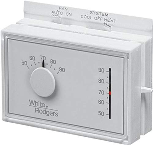 White Rodgers 1F56N-444 Mercury Free Mechanicals thermostat, 2.8 x 4.5 x 1.5 inches