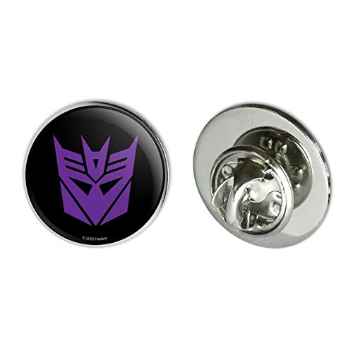 Transformers Decepticon Symbol Metal 0.75' Lapel Hat Pin Tie Tack Pinback