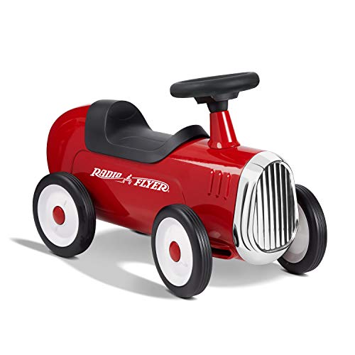 Radio Flyer Little Red Roadster, Toddler Ride on Toy, Ages 1-3, 24“ Length