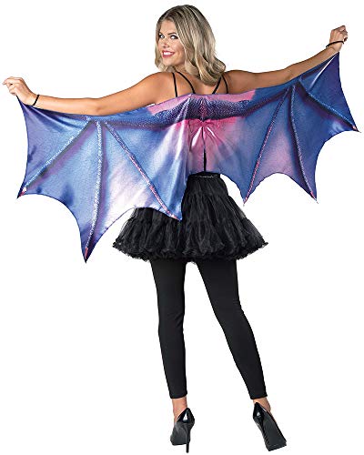 Seasons Halloween Women Dragon Cape Wings,Green or Purple (One Size Fits Most) (Purple)