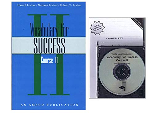 Vocabulary for Success Course 2 SET (Book+Answer Key+Test CD)