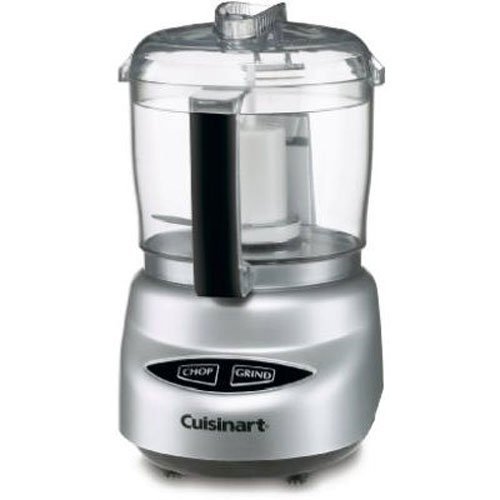 Cuisinart DLC-2ABC Mini Prep Plus Food Processor Brushed Chrome and Nickel (Renewed)