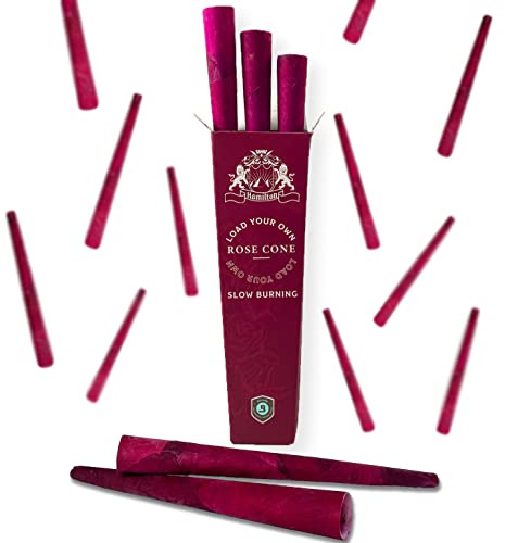 New Packaging! 3-Pack l Organic Rose Petal Cones l With Two-Way Humidifier l Natural Rosebud Cones