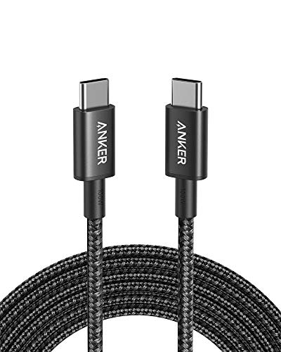 Anker USB C Cable 100W 10ft, USB C to USB C Cable 2.0, Type C Charging Cable Fast Charge for iPhone 15/15Pro/15Plus/15ProMax,MacBook Pro 2020,iPad Pro 2020,iPad Air 4,Samsung Galaxy S23+/S23 Ultra