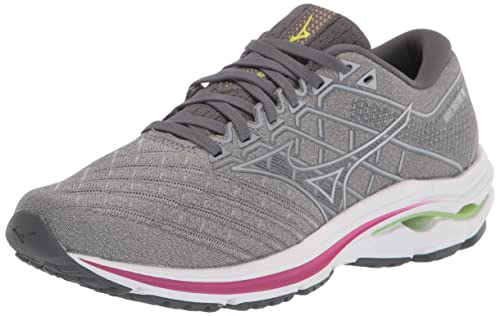 Mizuno Women's Wave Inspire 18 Running Shoe, Ultimate Grey/Silver, 8.5