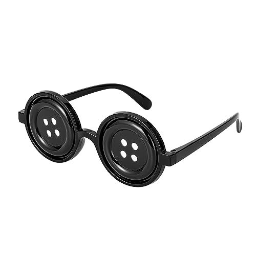 ANZWTLOYY Button Eyes Glasses Coraline Merchandise Halloween Costume Stuff Accesories (Button Glasses)
