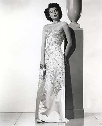 Ava Gardner wearing White Gown Photo Print (8 x 10)
